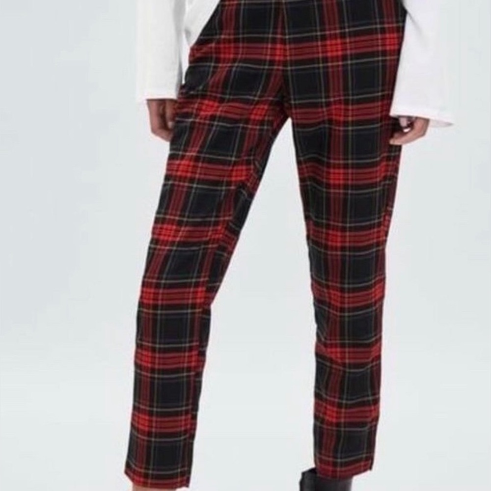 ZARA Tartan Plaid Pants